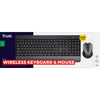 Confiar en Trezo Comfort Keyboards inalámbricos Muisset