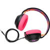 Powera Lucidsound LS10 Cuffie da gioco cablate - Cuffie da gioco over-ear con branding Midnight (Nero Rosa, Playstation 5, Playstation 4, Xbox Series X|s, Xbox One, PC, Mobile)