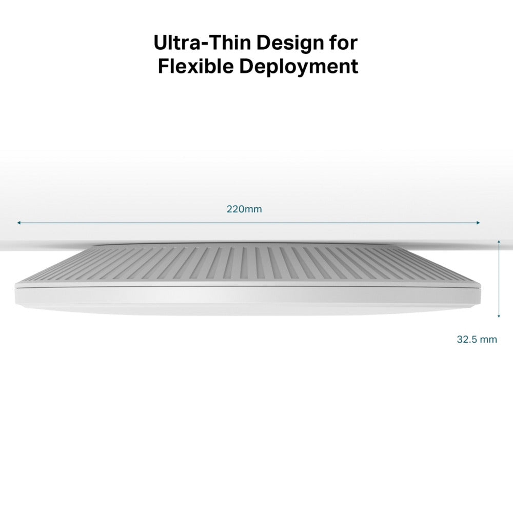 Access point tp-link omada eap770 be9300 tri-band wi-fi 7 (bianco, poe++)