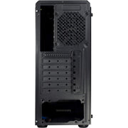 Inter-tech c-3 saphir midi tower behuizing (zwart | 3x usb-a | window) - afbeelding 4