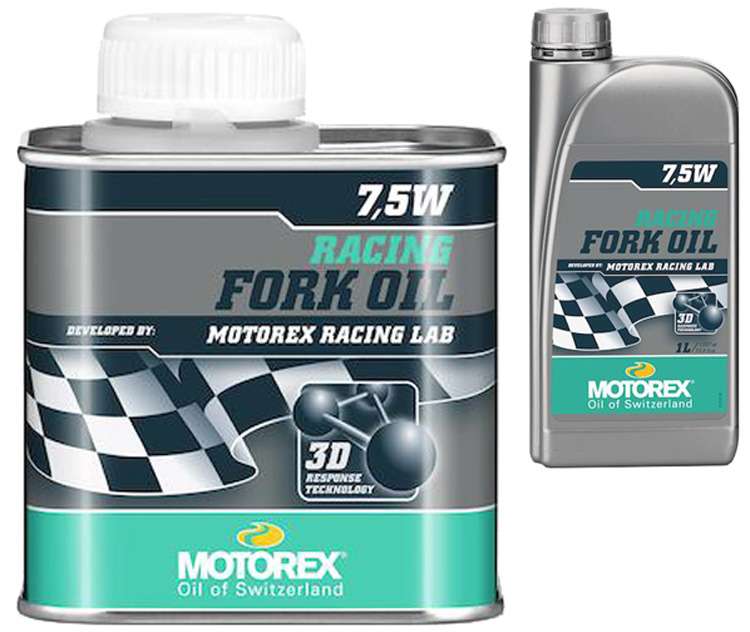 Motorex racing fork oil 7.5w shock absorber oil