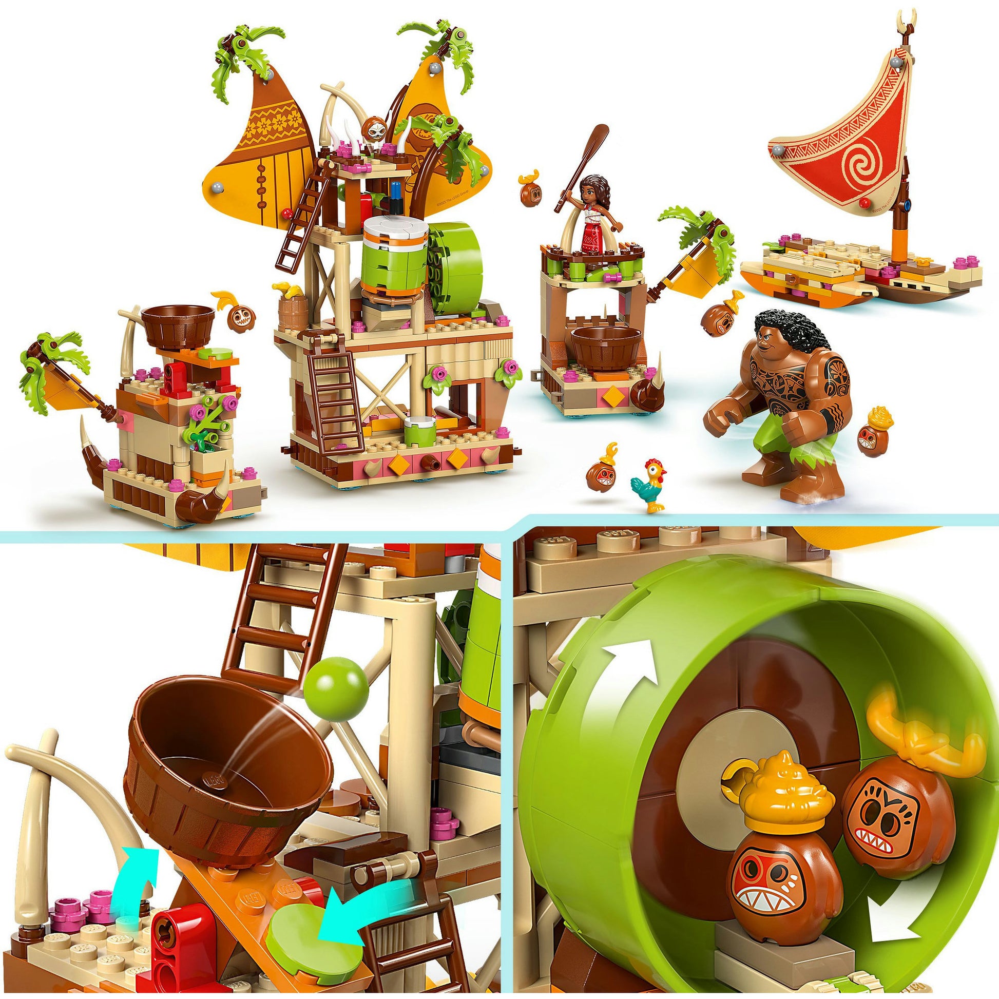 Lego disney vaiana 2 kakamora boot - 43258