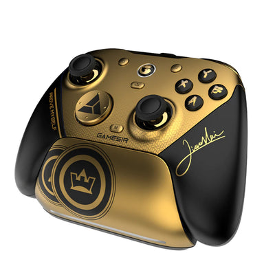 Gamesir g7 pro 8k pc - gamepad edición campeón (oro negro)