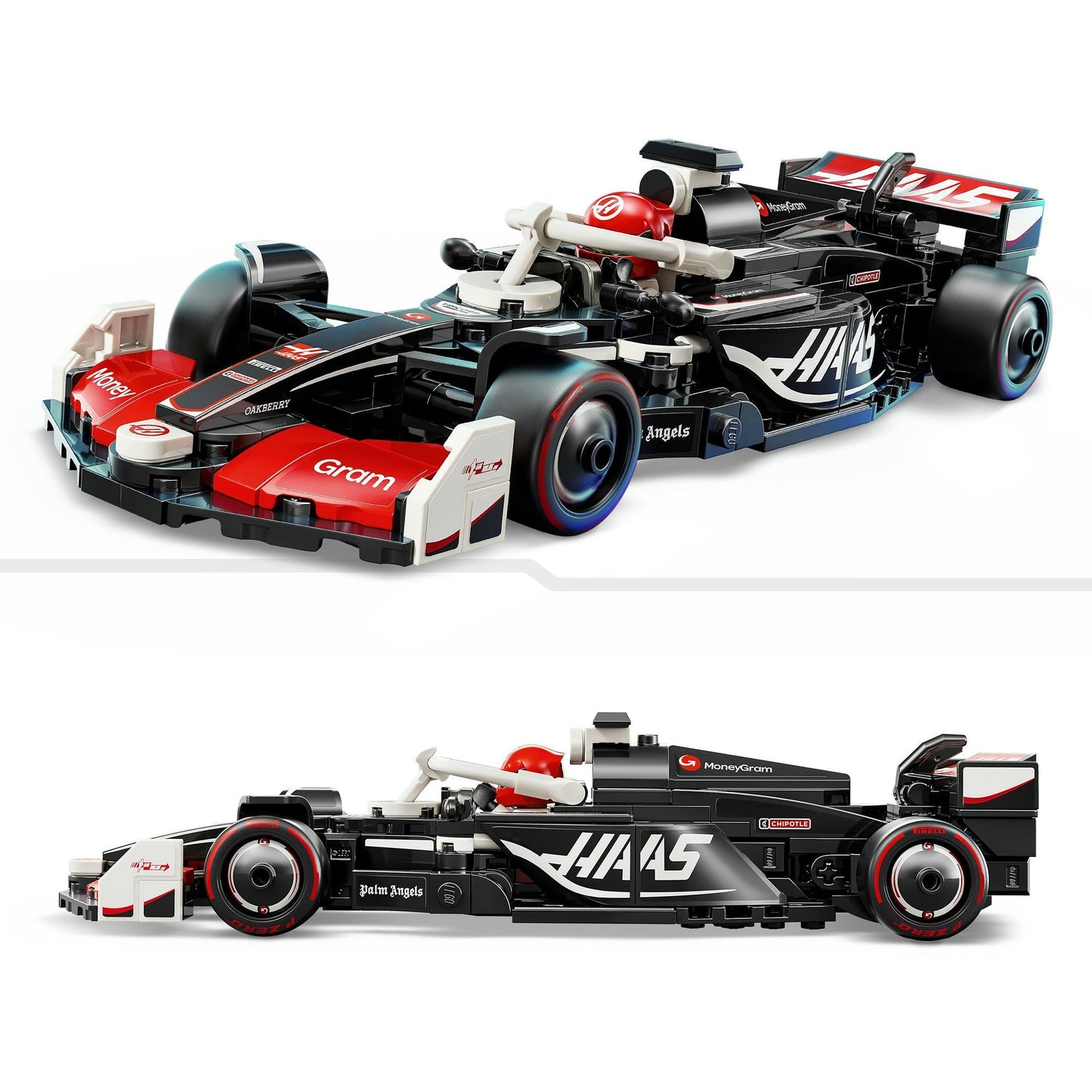 LEGO Speed ​​Champions 77250 MoneyGram Haas F1 Team VF-24 Racing Car