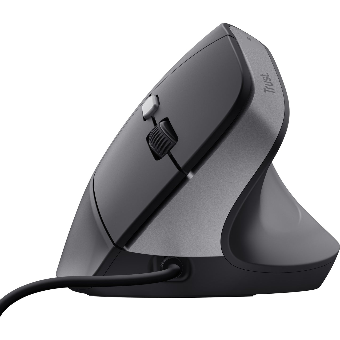 Trust bayo ii ergonomische muis (zwart, 800 dpi - 2.400 dpi)