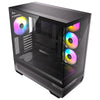 Antec c7 argb midi tower behuizing (zwart | 2x usb-a | 1x usb-c | tempered glass)