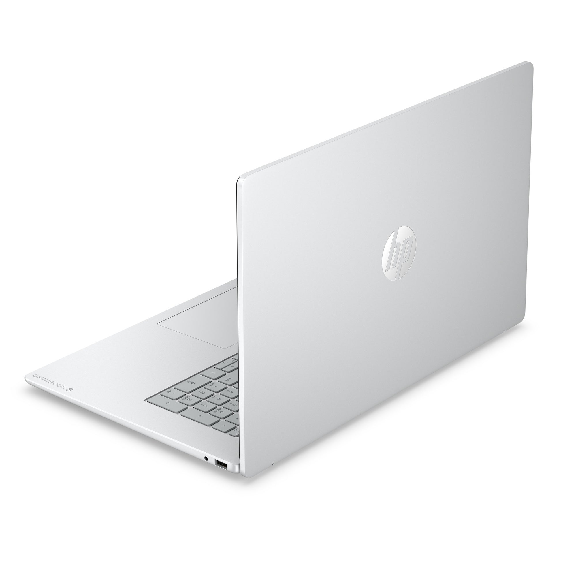 Computadora portátil hp omnibook 3 ai 17-dg0005ndx (e10kpea) 17.3 (plateado | core 5 315 | gráficos intel | 12 GB | 512 GB SSD)