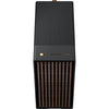 Fractal design north midi tower behuizing (zwart houtkleur | 2x usb-a | 1x usb-c)