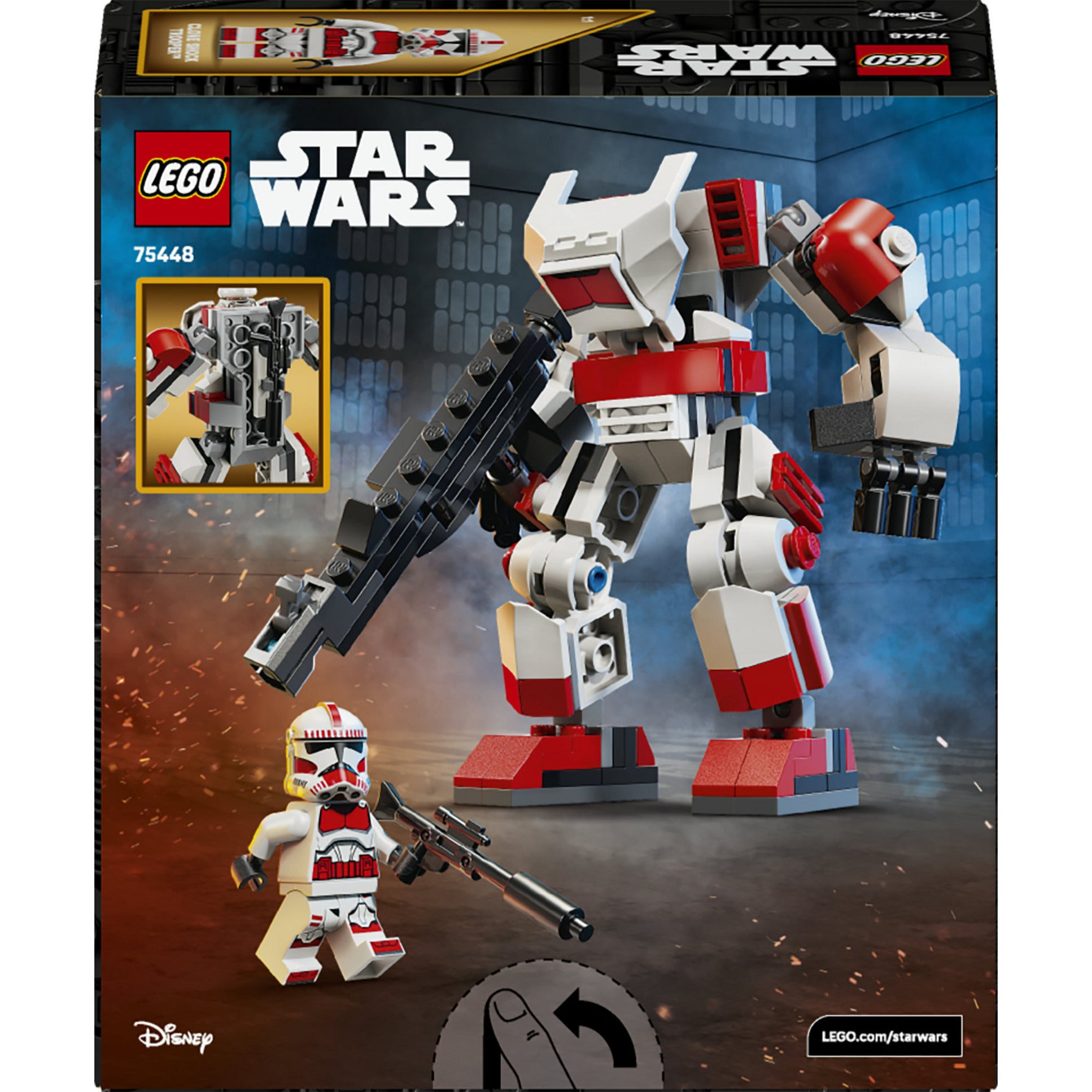 Lego star wars tm 75448 clon shock trooper mech | 2 piezas