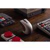 Ratón 8bitdo retro r8 - edición n (gris rojo, 50 - 26000 ppp, Bluetooth USB-C 2,4 GHz)