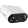 Telecamera di sicurezza kit a colori Imou cell go (bianca, 100% wireless, con pannello solare)