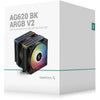 Enfriador de CPU Deepcool AG620 BK ARGB V2 (negro)