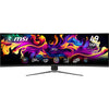 Monitor da gioco ultrawide curvo MSI MPG 491CQP QD-OLED 49 (nero, 2x HDMI, Display Port, 2x USB-A, USB-B, USB-C, 144 Hz)
