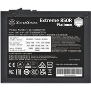 Silverstone sst-ex850r-pm modulaire 850 watt voeding (zwart, 2x pcie) - afbeelding 7