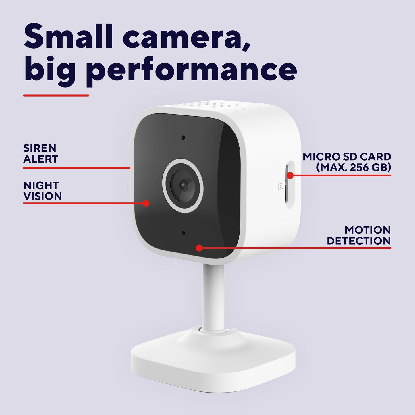 Cámara de seguridad Trust ipcam-2900 (blanca, WiFi 2,4 o 5ghz)