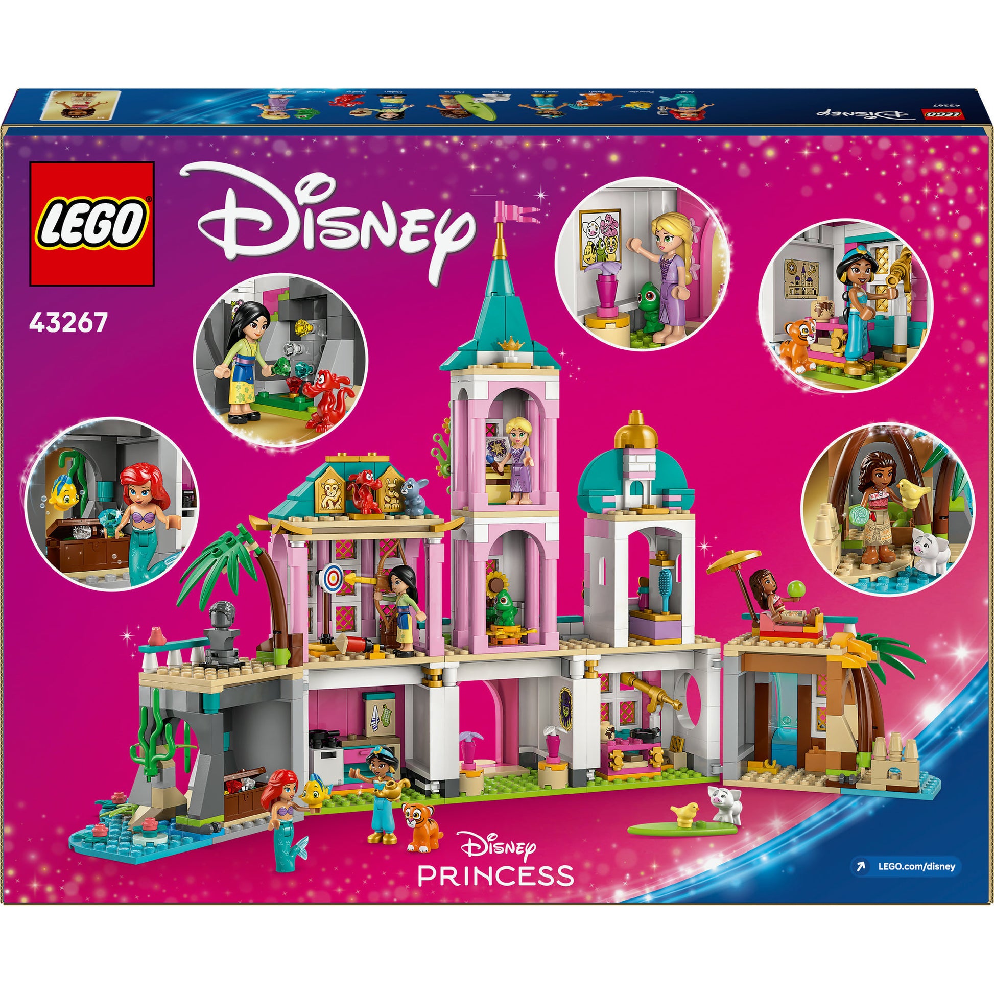 Disney LEGO 43267 Principessa Principessa Castello e Pets Royal