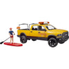 Bruder Dodge Ram 2500 Rescate Brigade Car con salvavidas