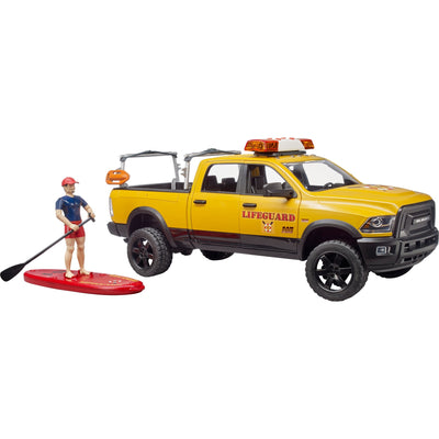 Bruder Dodge Ram 2500 Rescate Brigade Car con salvavidas
