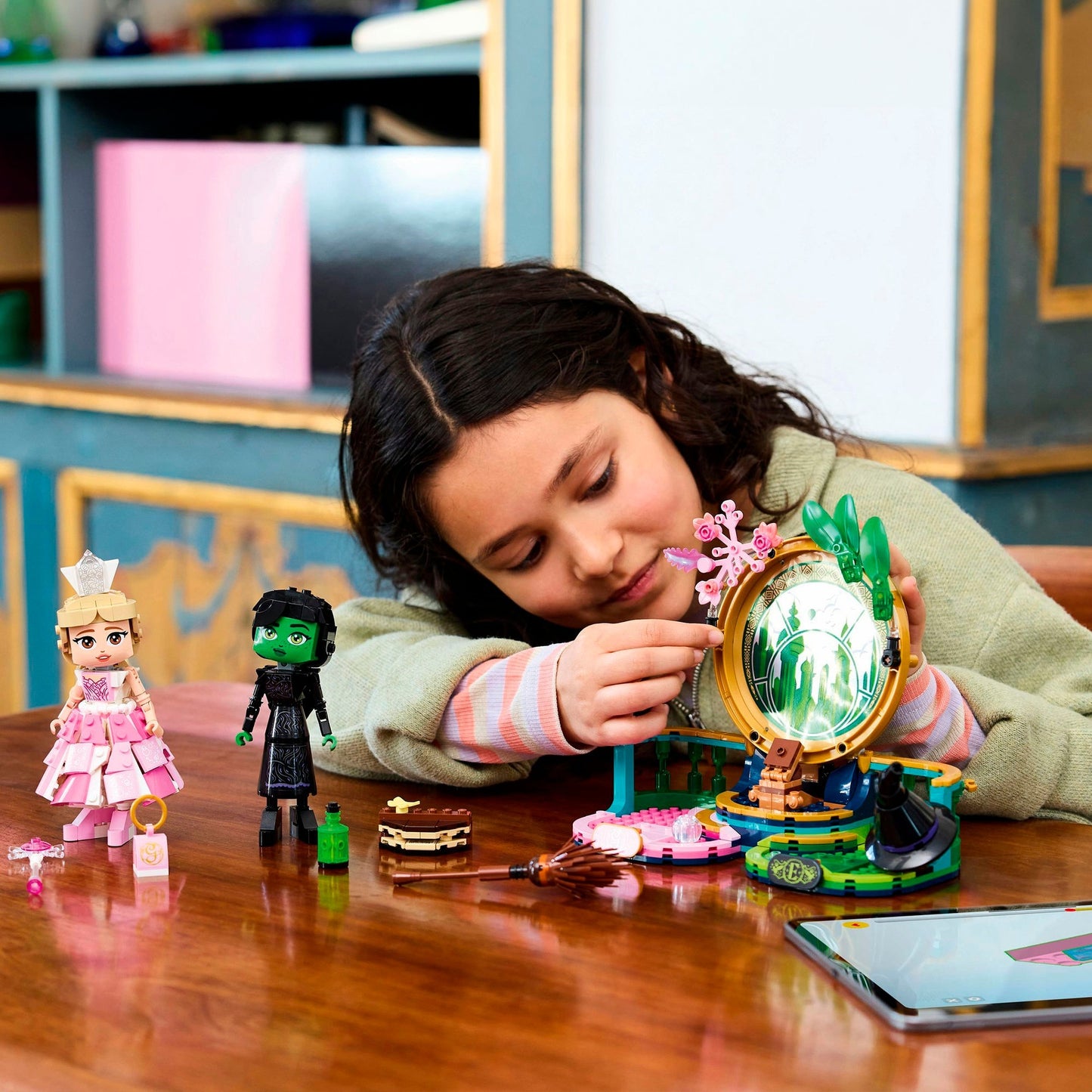 LEGO 75682 figuras Wicked Elphaba y Glinda