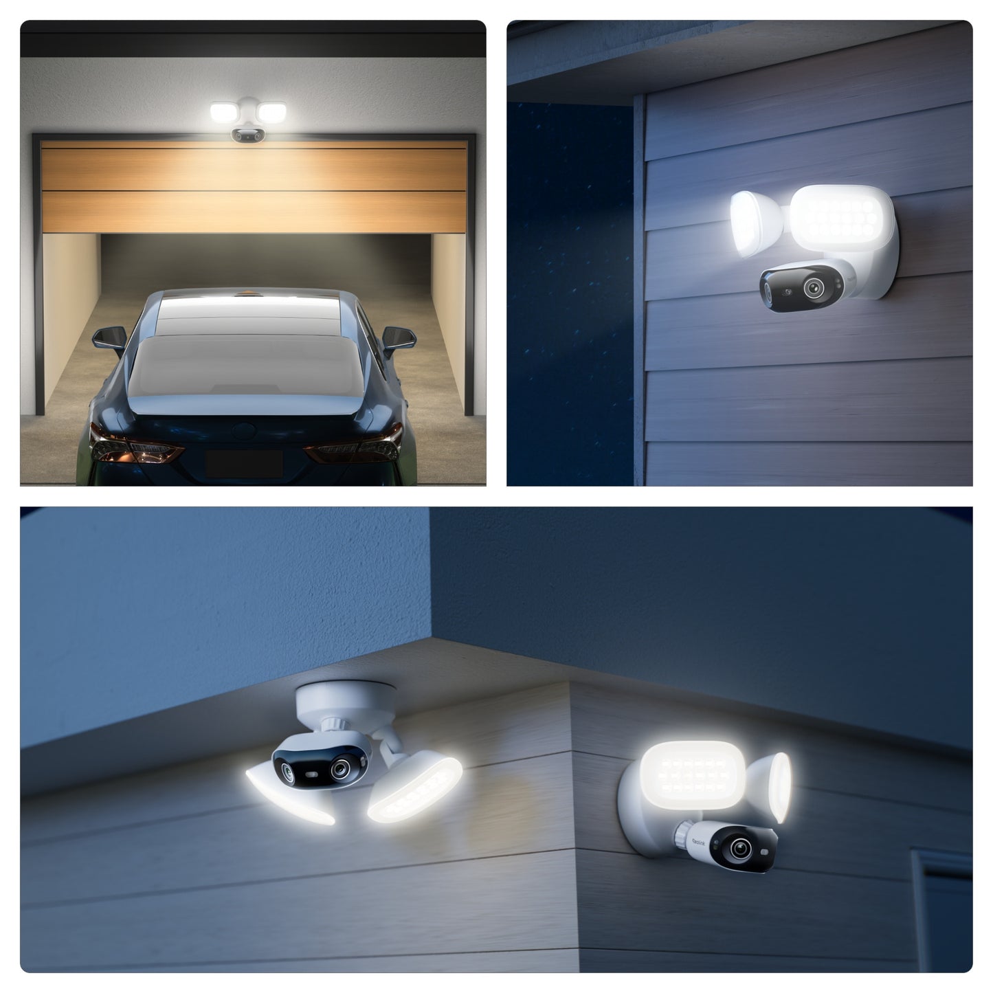 Reolink F751W Elite Floodlight WiFi Security Camera (White, UHD 4K, WiFi)