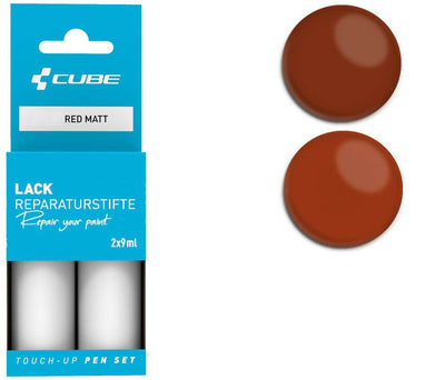 Juego de rotuladores de retoque Cube rojo mate