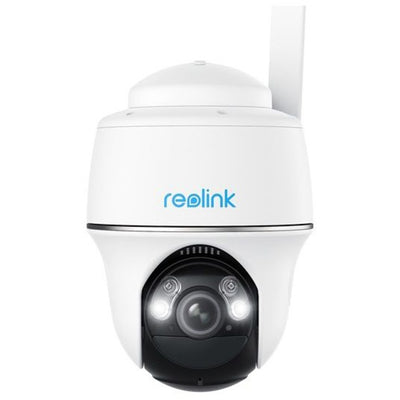 Fotocamera Reolink 2k 4MP wireless 4G pt, con rilevamento intelligente (bianco, g430-solar-w)