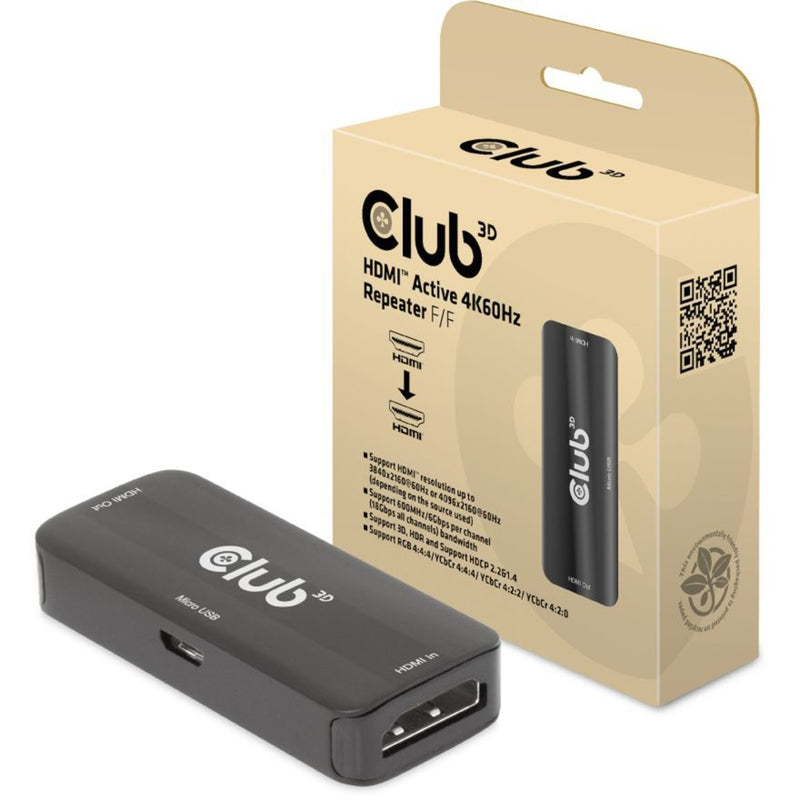 Club 3D HDMI Active 4K60Hz Repetidor F F F