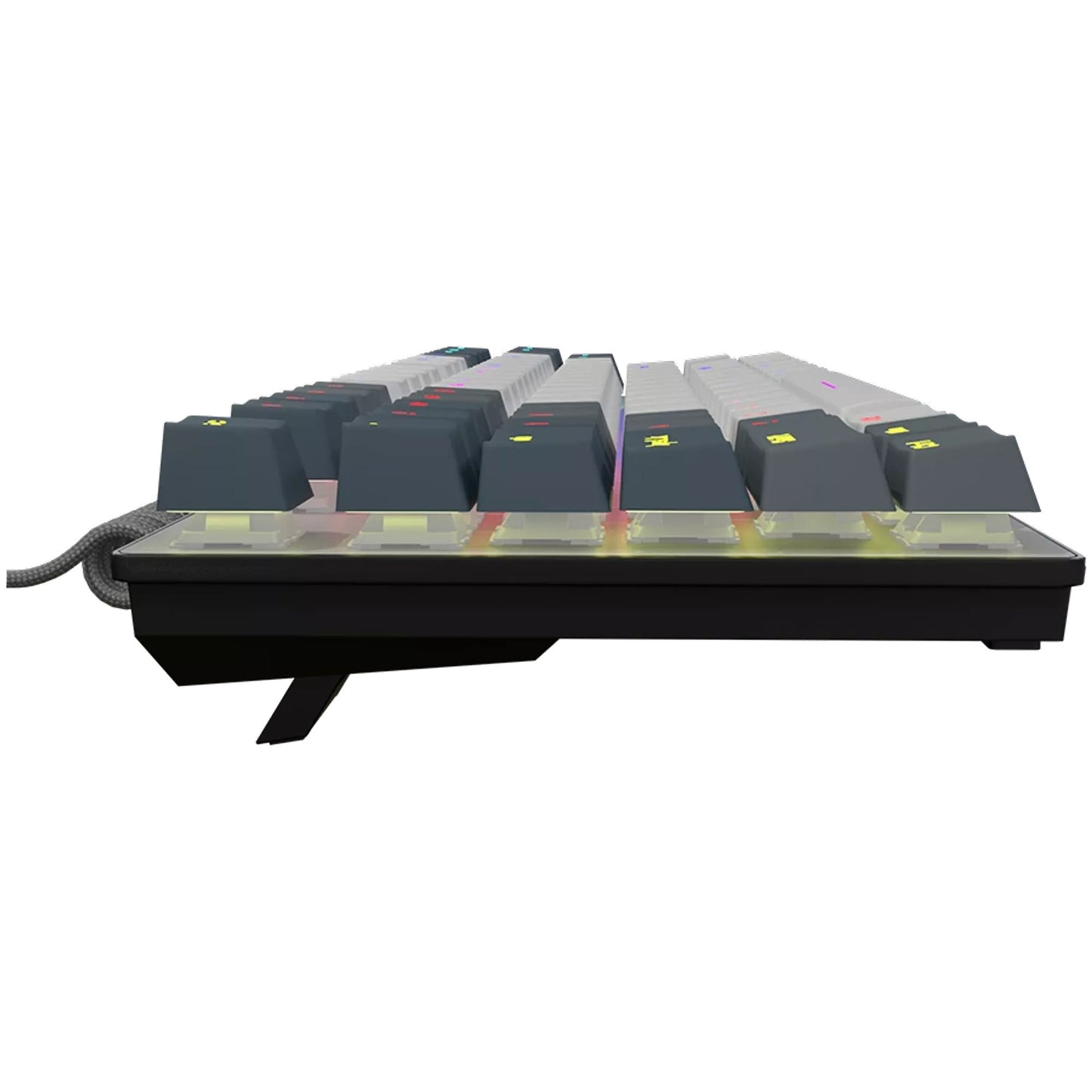 Lorgar azar 514tkl, teclado para juegos (blanco, diseño estadounidense, logar dream, tkl, rgb)