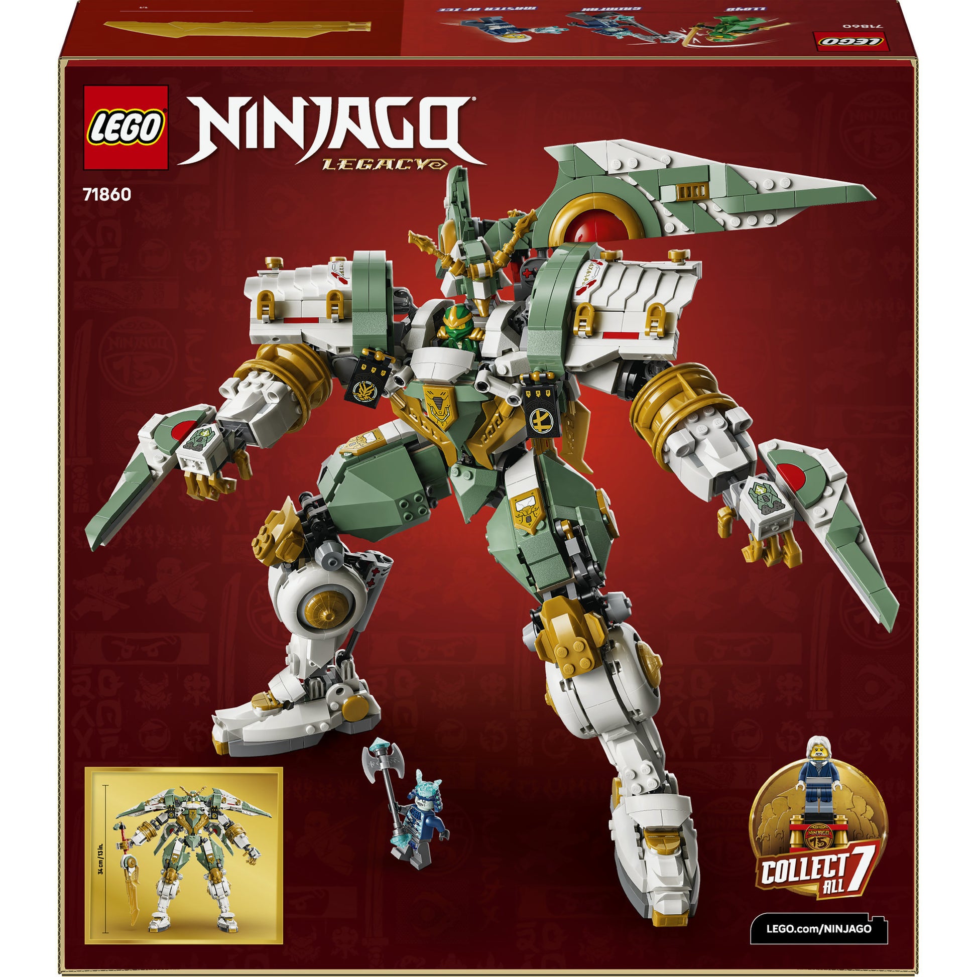 Lego Ninjago 71860 15° anniversario: il mech gigante di Lloyd