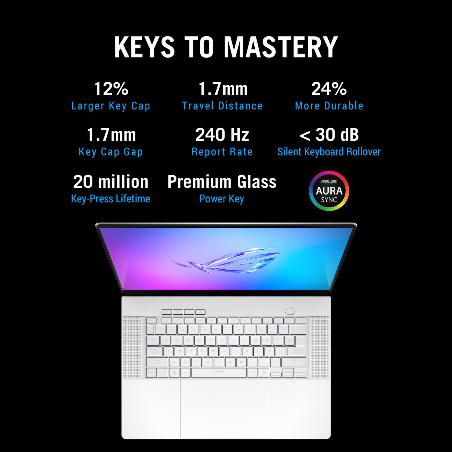 Asus rog zephyrus g16 gu605cp-qr022w 16 laptop da gioco (bianco | core ultra 9 285h | rtx 5070 | 32 GB | SSD da 1 TB | OLED)
