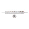 Brennenstuhl eco-line stekkerdoos comfort switch plus el csp 24 6-voudig stekkerdoos (wit, 1,5 meter)