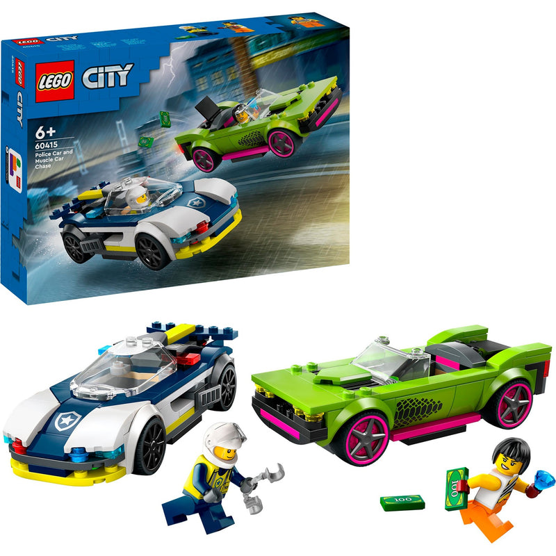 Lego LEGO City 60415 Auto della polizia e inseguimento di auto veloci