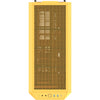 Thermaltake view 600 tg carcasa de torre grande de caramelo de mantequilla (amarillo | 2x USB-A | 1x USB-C | vidrio templado)