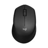 Set desktop combinato tastiera e mouse wireless Logitech mk345 comfort (nero, layout internazionale USA (qwerty), 100%)