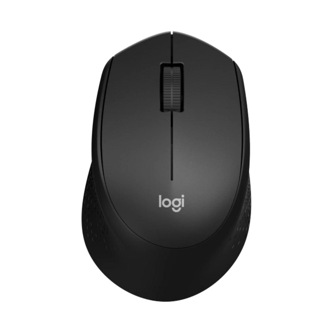 Set desktop combinato tastiera e mouse wireless Logitech mk345 comfort (nero, layout internazionale USA (qwerty), 100%)