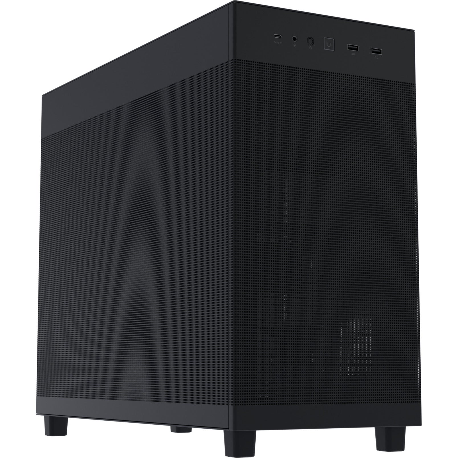 Asus Prime Ap303 - Alloggiamento Midi Tower con pannello a rete (nero | 2x USB-A | 1x USB-C)