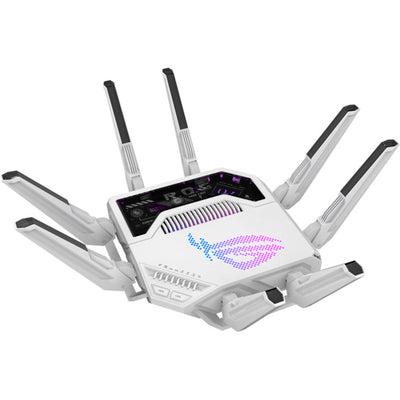 Enrutador asus rog rapture gt-be19000ai (blanco negro)