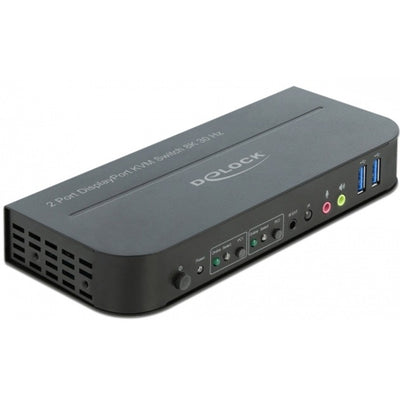 Delock DisplayPort 1.4 KVM Switch 8K 30Hz con USB 3.0 y