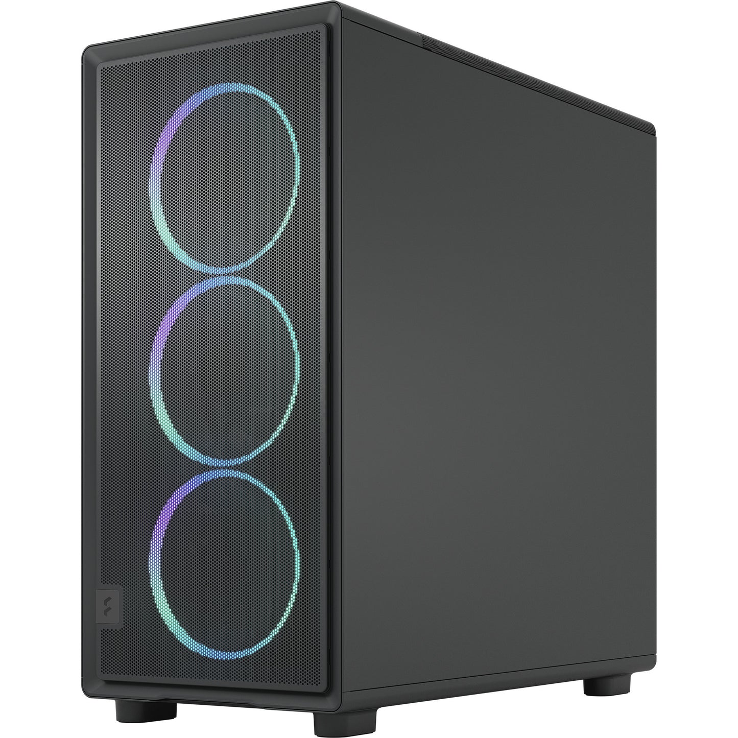 Fractal design epoch xl tg rgb midi tower custodia (nero | 2x usb-a | 1x usb-c | rgb | vetro temperato)