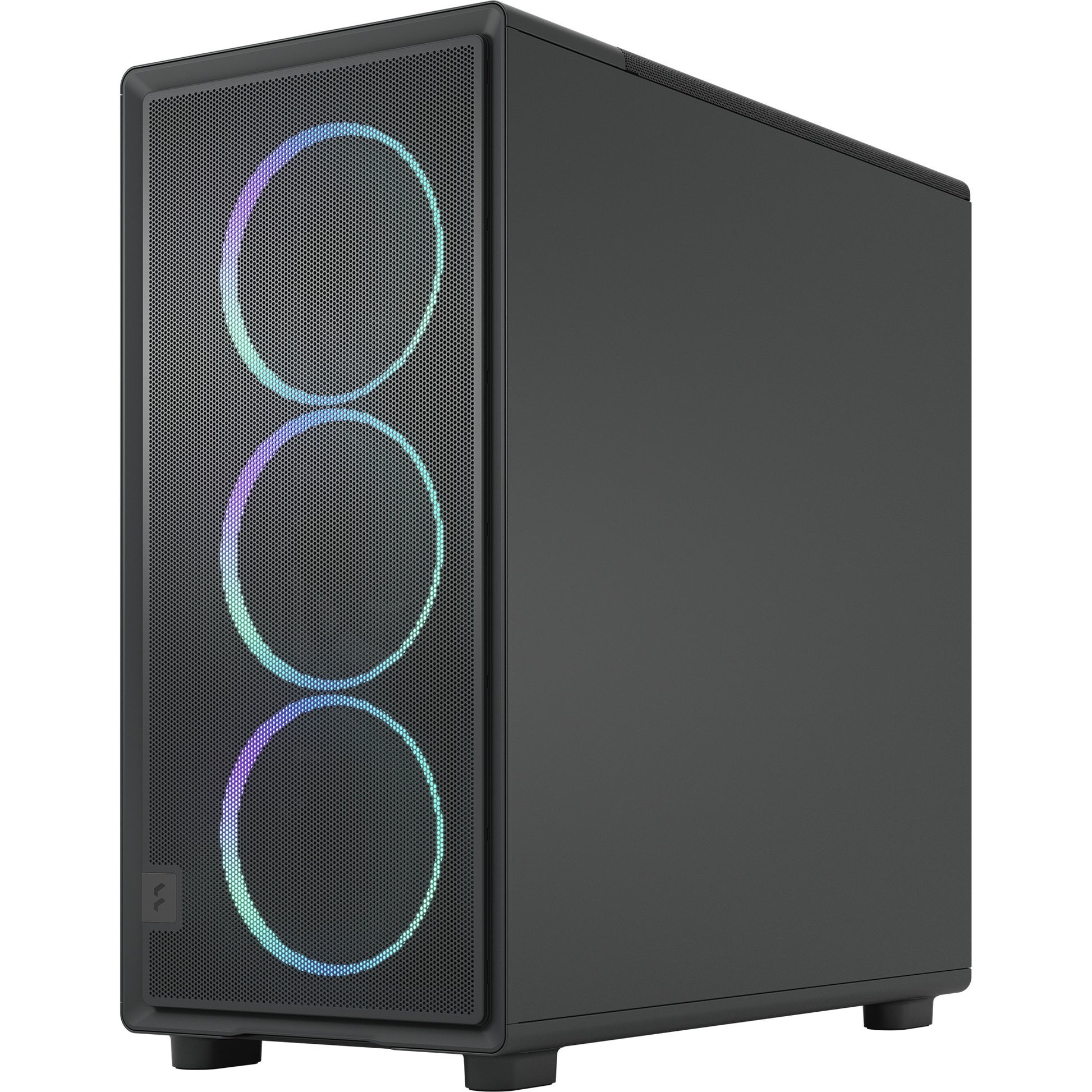 Fractal design epoch xl tg rgb midi tower custodia (nero | 2x usb-a | 1x usb-c | rgb | vetro temperato)