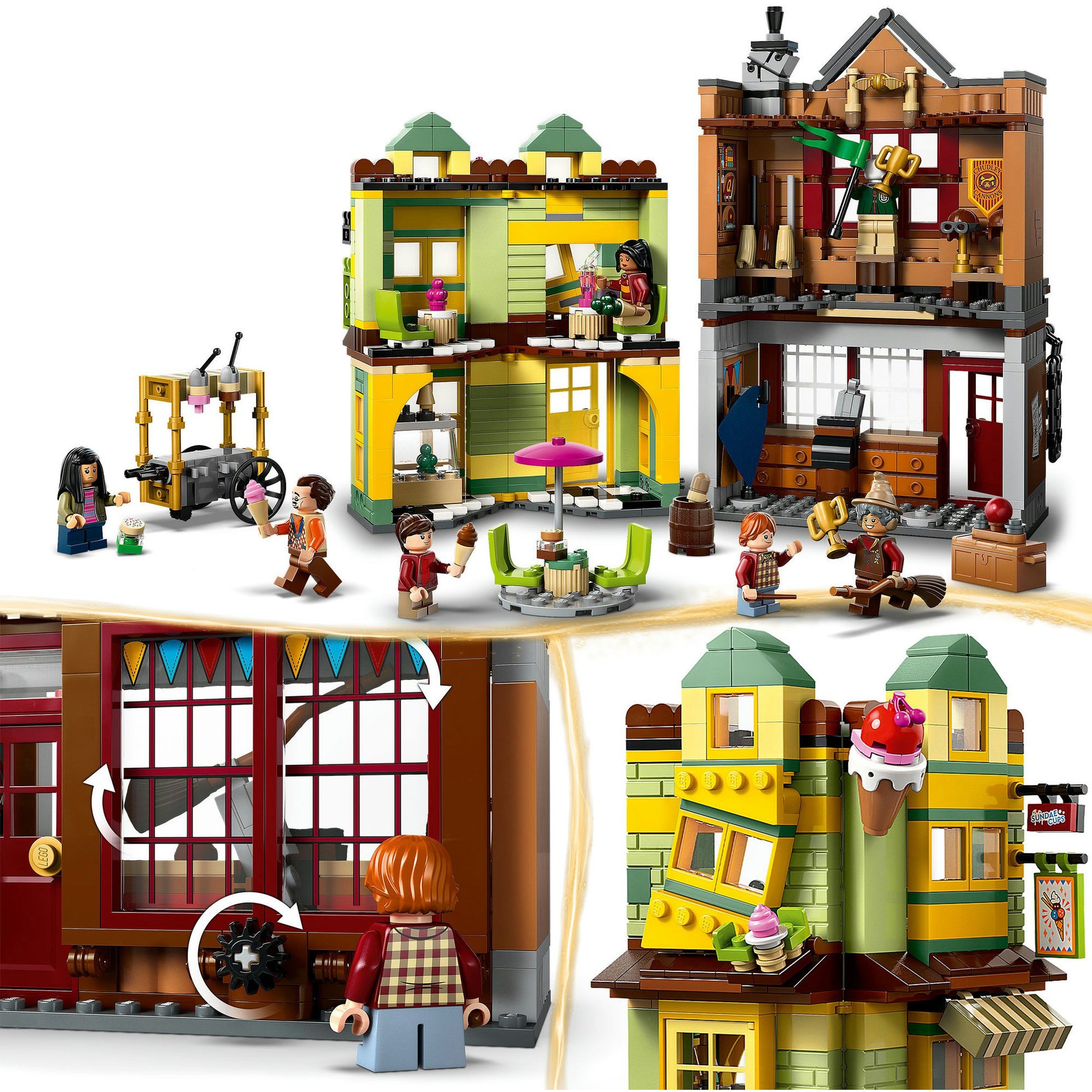 LEGO 76452 Harry Potter Zwik venda zwerkbalpaleis y helado