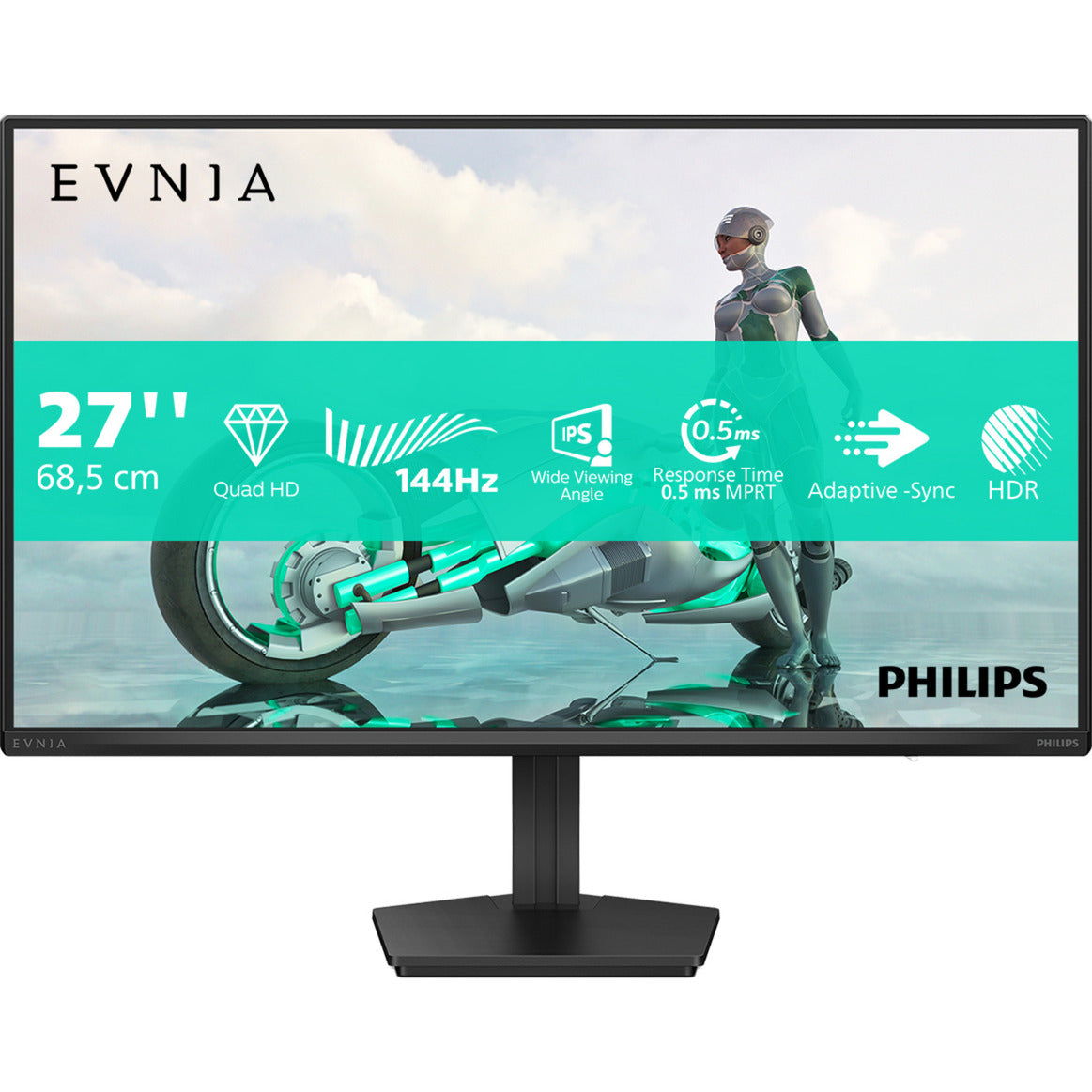 Monitor da gioco Philips Evnia 27m2n3500nf 00 27 (nero, HDMI, porta display, 144 Hz)