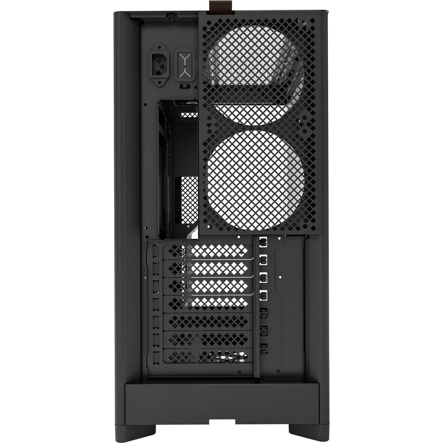 Custodia midi tower Montech HS02 (nero | 2x USB-A | 1x USB-C | RGB | vetro temperato)