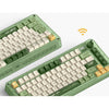 Iqunix zx75 camping wireless mechanical keyboard (groen, us lay-out (qwerty), cherry mx brown, 75%, rgb leds, hot-swappable, double-shot pbt, 2.4ghz | bluetooth 5.1 | usb-c)