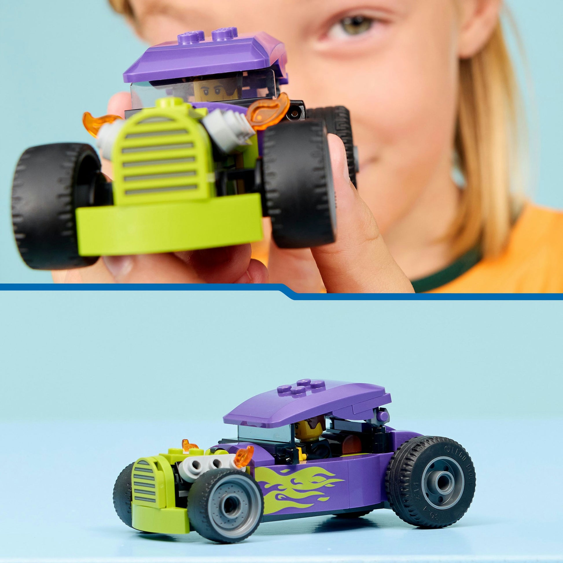 Lego City Great Vehicles 60485 Hot Rod | 2 pezzi