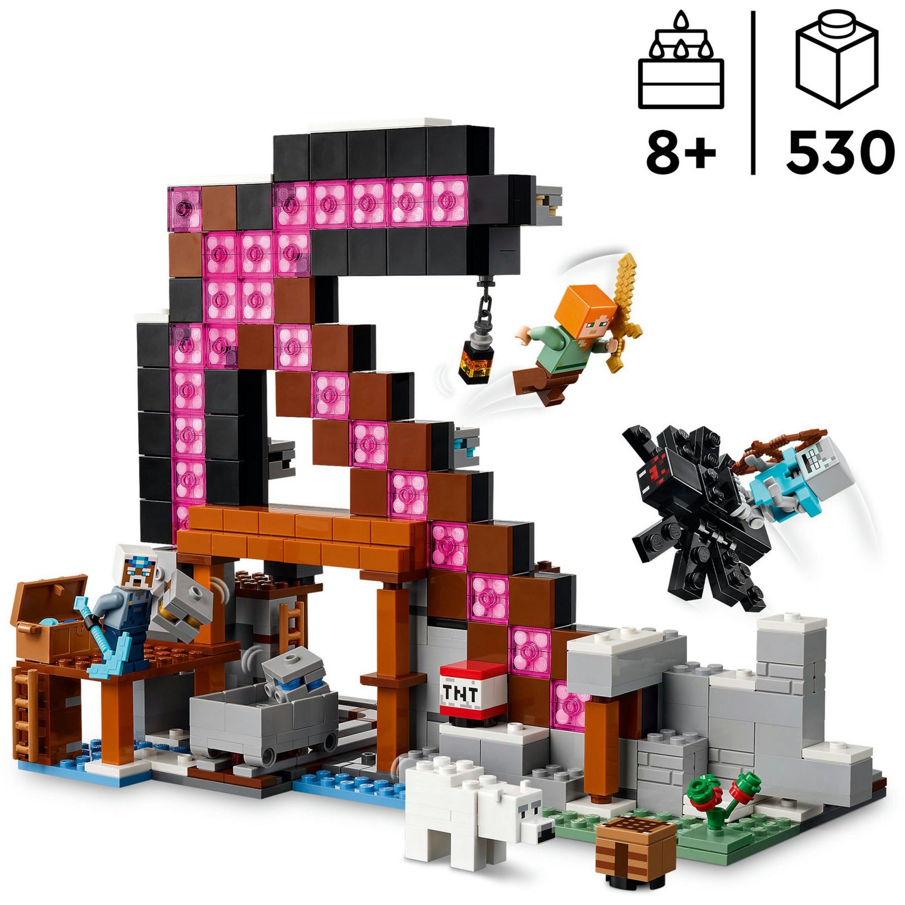 Lego 21277 Minecraft de Pikhouweelmijn