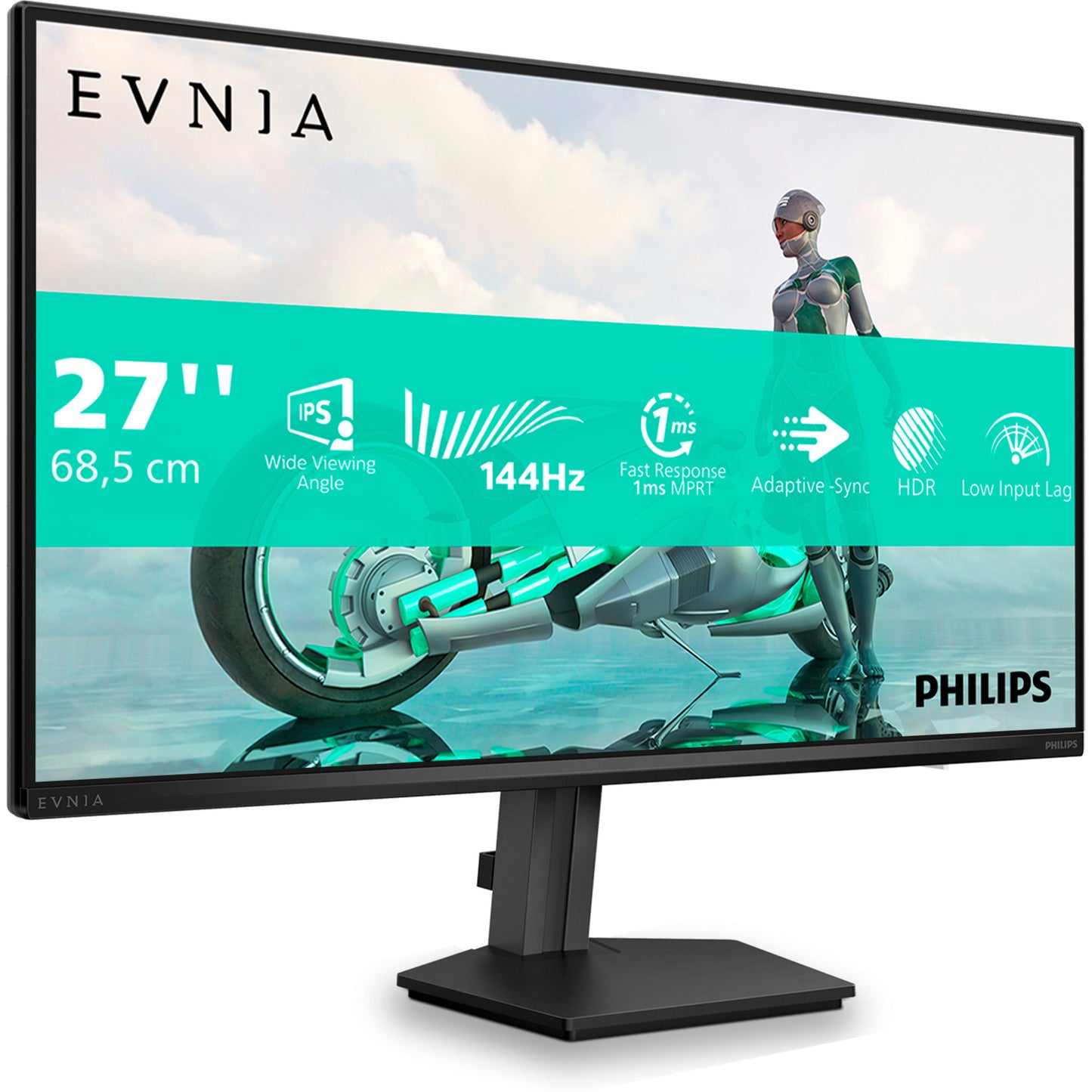 Monitor da gioco Philips Evnia 27m2n3200nf 27 (nero, HDMI, porta display, 144 Hz)