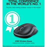 Logitech wireless mouse m185 (grijs, retail) - afbeelding 2