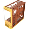 Thermaltake view 600 tg carcasa de torre grande de caramelo de mantequilla (amarillo | 2x USB-A | 1x USB-C | vidrio templado)