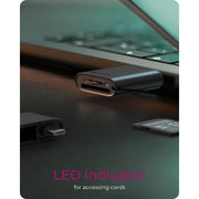 Icy box ib-cr204-cu3 2-in-1 card reader (black) - afbeelding 6